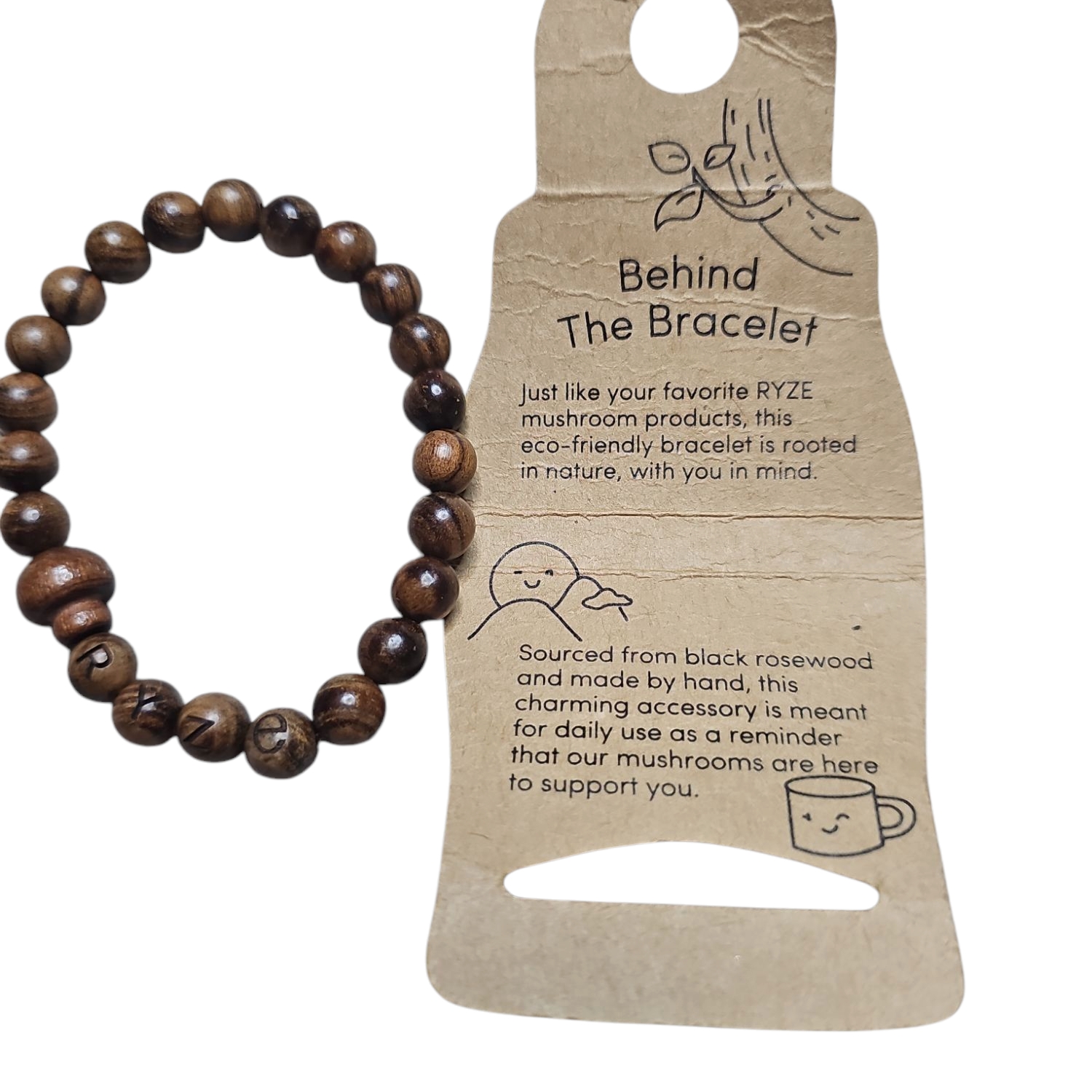 Ryze Wooden Bead Bracelet